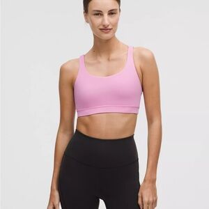 Women's rose blush Envital size 6 b/c Sports Bra lululemon NWT NEW